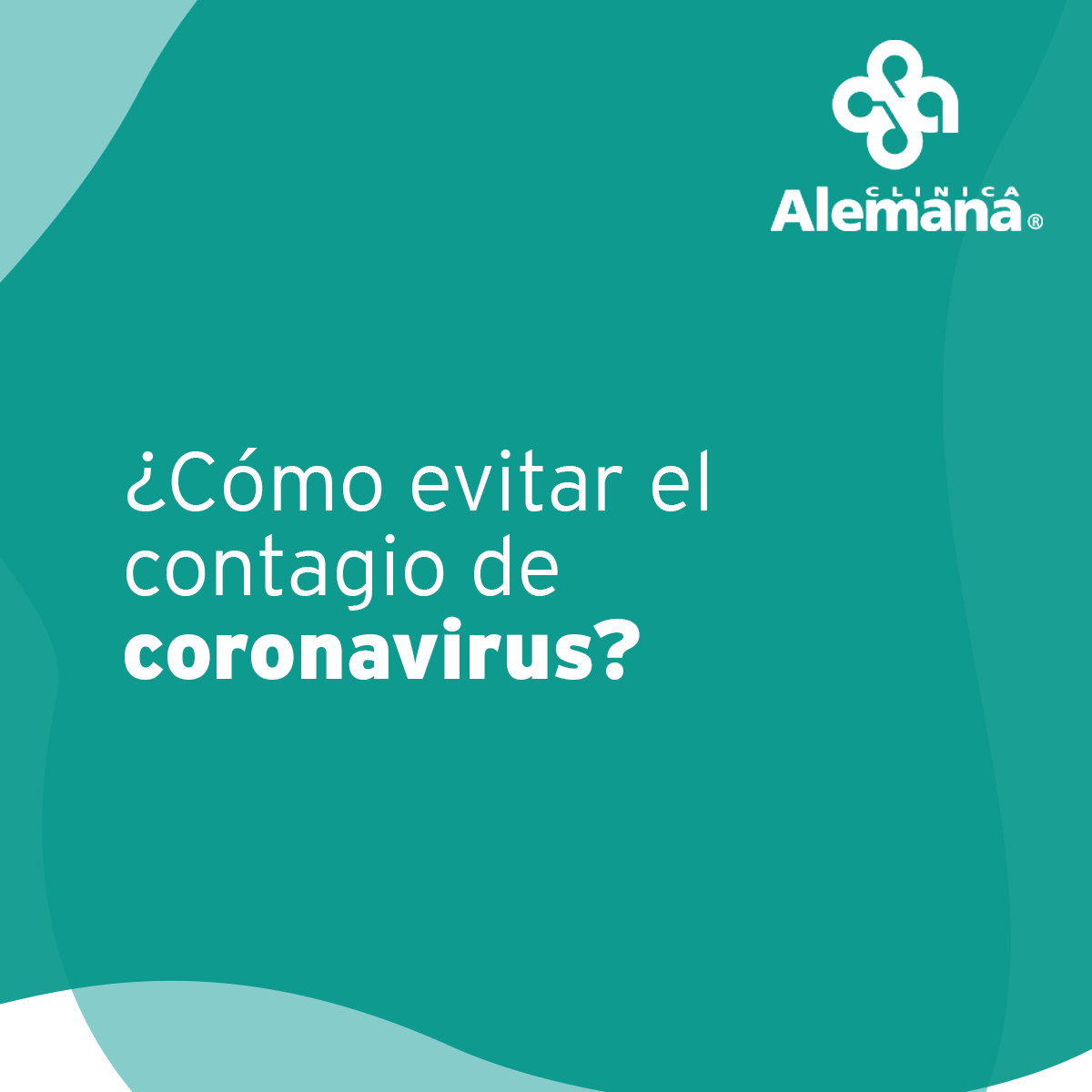 Portada sobre cómo evitar el contagio de coronavirus