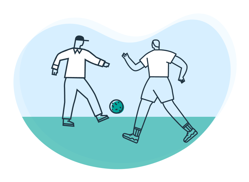 Icono niños ejercitando