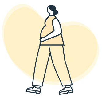 Icono mujer embarazada