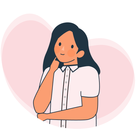 Icono mujer pensando