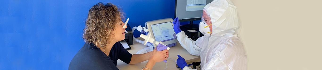 Examen para pacientes post neumonía por Covid-19